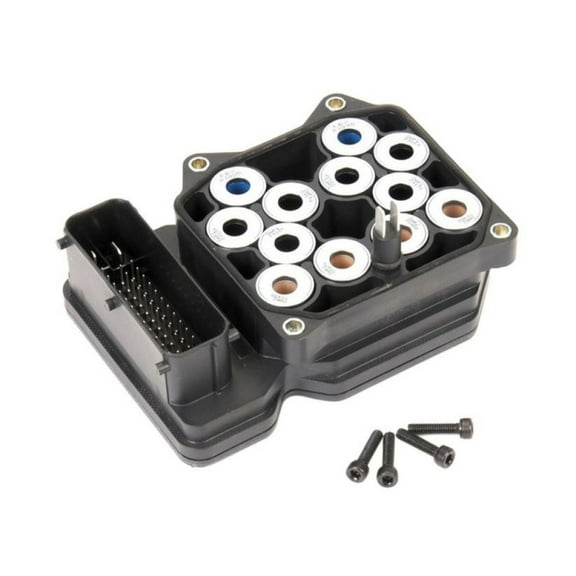 KarParts360 For Chevy Sonic 2015 2016 Electronic Brake Control Module | Plastic/Metal | Male Terminal | Female Connector | Regular Brake Service | With 4 Bolts | Replacement For 42353833