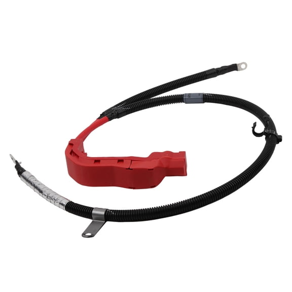 KarParts360 For Chevy Suburban 1500/2500 2007 2008 Starter Cable | Copper | Black and Red | Ring Lug End 1 | Stranded Conductor | Replacement For 25875320