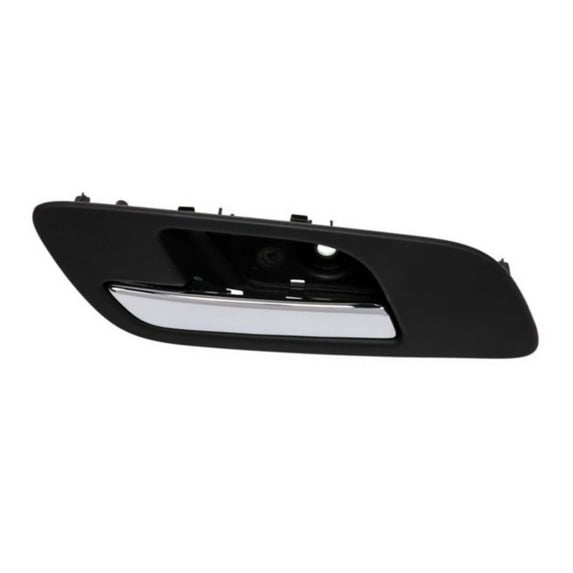KarParts360 For Chevy Suburban 2500 2007-2013 Interior Door Handle Driver Side | Front | Ebony | Plastic | Bolt Attachment | Rectangular Shape | 0.249 Inches / 6.32 Millimeters Thickness | Chrome