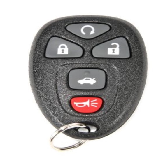 KarParts360 For Chevy Impala 2006-2013 Keyless Entry Transmitter | Black | 5 Button | With Remote Start | Replacement For 22952176