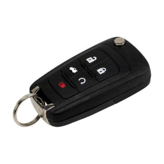 KarParts360 For Chevy Malibu 2013 2014 2015 Folding Key | Black | Replacement For 23335584