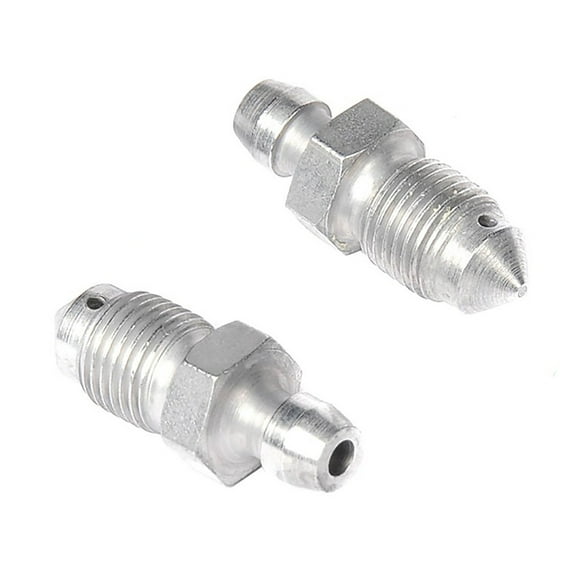 Genuine AC Delco For Chevy Silverado 1500 2015 2016 Brake Bleeder Screw | Rear | Steel | Silver | 0.46 inches Head Diameter | Hex Head Type