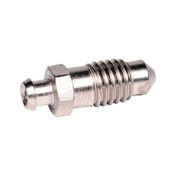 KarParts360 For Pontiac Grand Am 1990-1998 Brake Bleeder Screw Rear | Steel | Silver | Hex Head | Coarse Thread | Replacement For 25846360