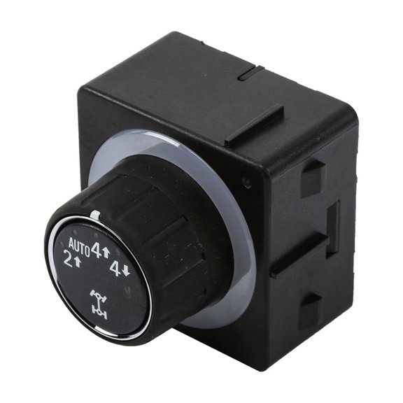 KarParts360 For GMC Sierra 1500 2014 2015 2016 Transfer Case Selector Switch | Black Carbon Metallic | 12 Terminal | Male Terminal | Female Connector | Square Connector Shape | For 23228426