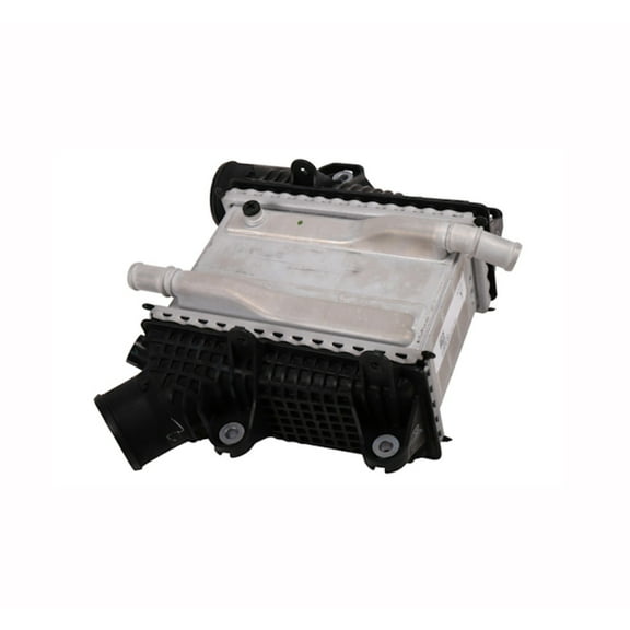 KarParts360 For GMC Sierra 1500 2020 21 22 23 2024 Intercooler | 19 Core Row | 2.35 Inches Inlet Outside Diameter | 2.36 Inches Outlet Outside Diameter | Replacement For 55512267