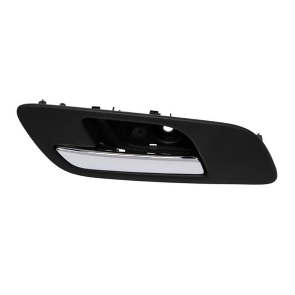 KarParts360 For GMC Yukon 2007-2014 Interior Door Handle Driver Side | Front | Ebony | Plastic | Bolt Attachment | Rectangular Shape | 0.249 Inches / 6.32 Millimeters Thickness | Chrome