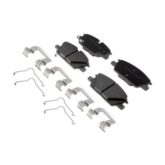 KarParts360 For Lincoln Aviator 2003 2004 2005 Disc Brake Pad Set | Front | Integrally Molded Friction Material Bonding Type | Replacement For 19459794