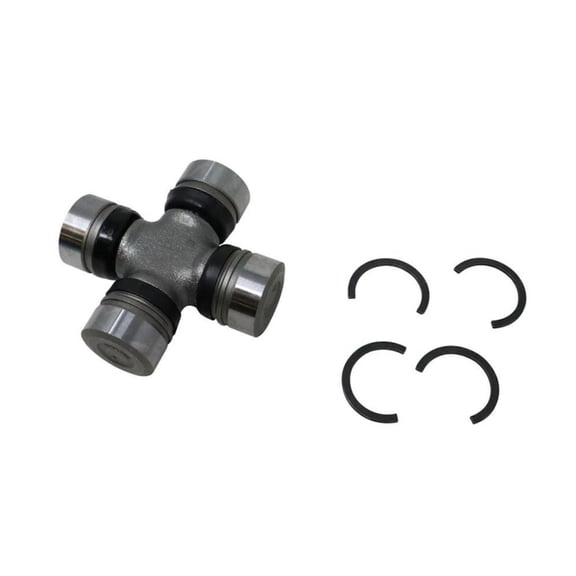 KarParts360 For Mazda B2300 1995 1996 Driver Shaft Universal Joint | Gold Series | Steel | 2.19 Inches Length Axis 1 | 2.19 Inches Length Axis 2 | Round Grooved Bearing Cap Type | For 19470454