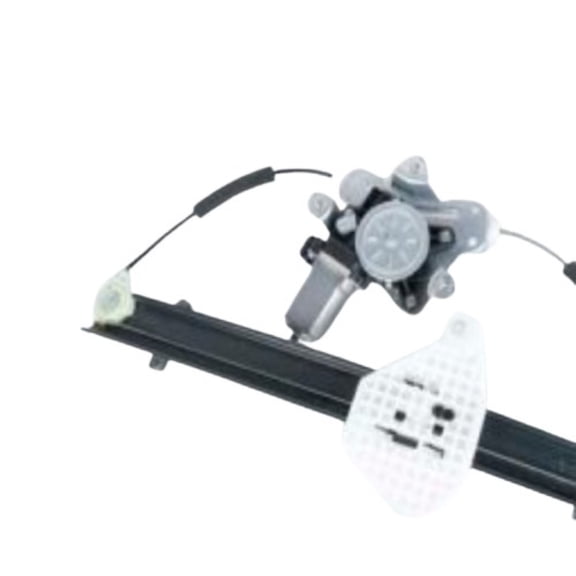 KarParts360 For Saturn Vue 2008 2009 2010 Power Window Regulator Passenger Side | Front | Metal Frame | Bolt Attachment Type | With Motor | 17.4 inches / 442 millimeters Maximum Lift Height