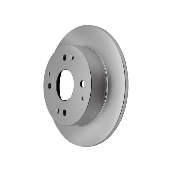 KarParts360 For Acura CL 1998 1999 Brake Rotor | Rear | Cast Iron | Coated | 1-Piece Construction | Solid | 4 Lug Holes | 4.5 Inches Bolt Circle