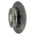 thumbnail image 1 of KarParts360 For Acura TL 2004 05 06 07 2008 Brake Rotor | Rear | Solid Type | Cast Iron | Non-Coated | Non-Directional Vane Type | 2.3 Inches Height | For 19287376, 1 of 6