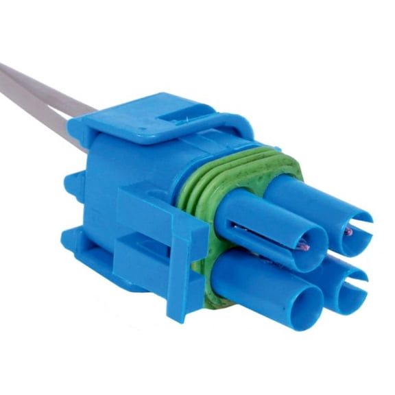 KarParts360 For Buick Century 1992 93 94 95 1996 Multi-Purpose Pigtail | Blue | Square | 2 Terminal | Female Terminal | Pin Terminal | 2 Wire