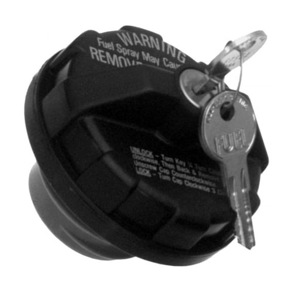 KarParts360 For Buick Commercial Chassis 1995 Locking Fuel Tank Cap | Plastic | Non-Vented | Depth: 2.6 Inches / 65 Millimeters | Lockable