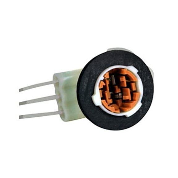 KarParts360 For Buick LeSabre 1996 1997 1998 1999 Multi-Purpose Light Socket Natural 2 Terminal | Male/Female Connector | Blade Terminal | Push Base Type | 18 Wire Gauge | For 88860446