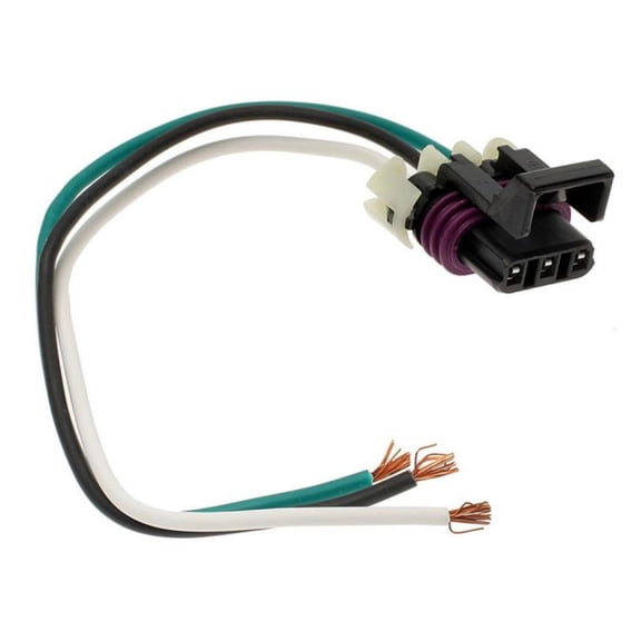 KarParts360 For Buick LeSabre/Park Avenue 1996-2005 Multi-Purpose Pigtail | 3 Terminal | Rectangle Shape | Pressure Contact Terminal | Male