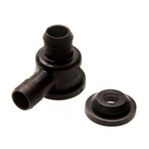KarParts360 For Buick Park Avenue 1991-2005 Power Brake Booster Vacuum Check Valve Set | Plastic | 0.54 Inches Hose End Outside Diameter | 1 Outlet | 90 Degree Fitting Outlet Angle | For 18022219