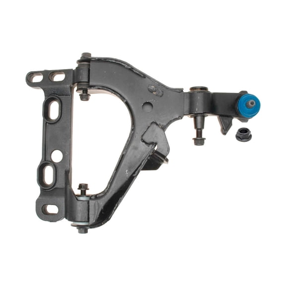 KarParts360 For Buick Rainier 2004 2005 2006 2007 Control Arm and Ball Joint Passenger Side | Front | Lower | Black | Steel | Press-In Ball Joint Mounting Type | Standard Grade | Rubber Bushing