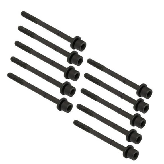 KarParts360 For Buick Rainier 2004 2005 2006 2007 Engine Cylinder Head Bolt | Steel | Head Tool Size: 0.394 | Thread Length: 2.039 Inches / 51.8 Millimeter | M11 By 2 By 145