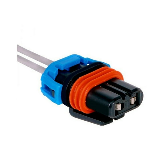 KarParts360 For Buick Rainier/Rendezvous 2006 2007 Headlight Connector | Black | Oval | Male Gender | Female Terminal | 2 Pieces Terminal