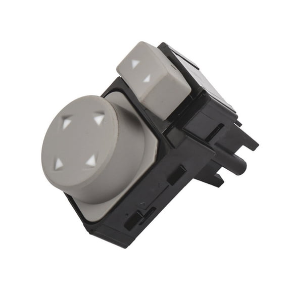 KarParts360 For Buick Rendezvous 2004 2005 2006 2007 Door Mirror Switch | Male Connector | Gray Button | Push Type | Male Terminal