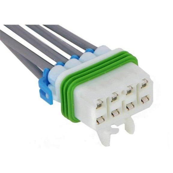 Genuine AC Delco For Buick Terraza 2007 Multi-Purpose Pigtail | Rectangular Shape | 8 Terminal | Female Terminal | Blade Pin Terminal | Wire Harness Length: 17 Inches / 431.8 Millimeter| 15305944