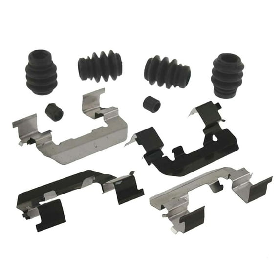 KarParts360 For Cadillac CTS 2008-2014 Disc Brake Caliper Hardware Kit Front | Steel | Gold Classification | Regular Grade Brake Service | With Clips, Seals, Bushings And Lubricant | For 19264228