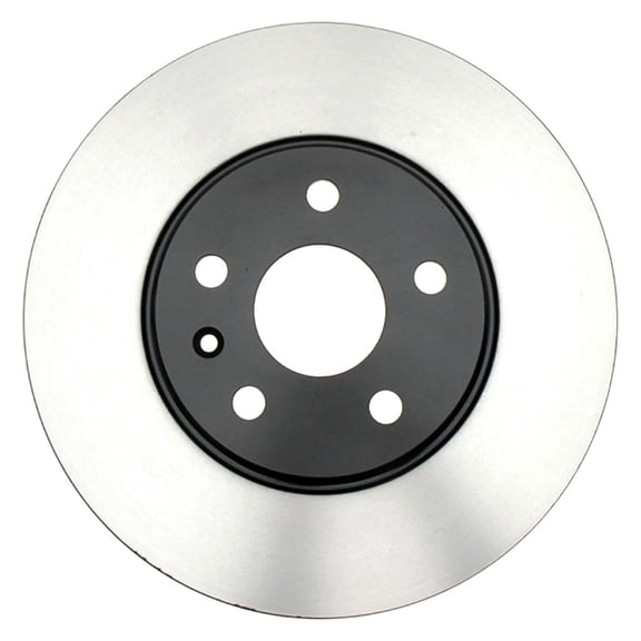 KarParts360 For Cadillac CTS 2008-2014 Disc Brake Rotor | Front | Silver Classification | Non-Coated | Made Of Cast Iron | 1-Piece Construction | Directional Vane Type