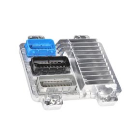 KarParts360 For Cadillac CTS 2010 11 12 13 14 2015 Control Module | Blue, Black, Gray | 3 Connector | 25 Core | Rounded Rectangle Connector | Male Terminal