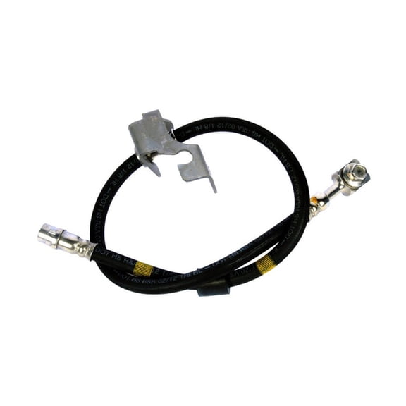 Genuine AC Delco For Cadillac ELR 2014 2015 2016 Hydraulic Brake Hose Driver Side | Rear | Steel | Black | With Mounting Bracket | 1 Bracket | Banjo End 1 Fitting | Female End 2 Fitting | For 3904164