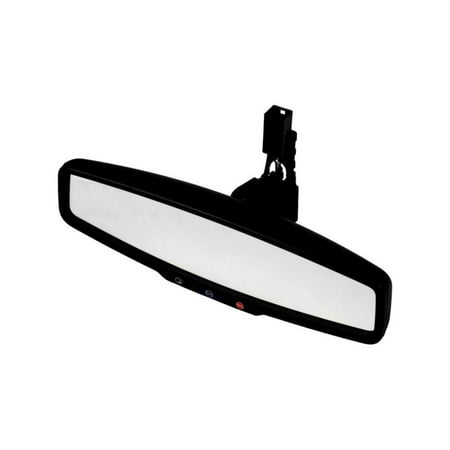 KarParts360 For Cadillac Escalade 2015 16 17 18 19 2020 Mirror Inside Rearview | Black | Plastic, Aluminum, Glass | 5.07 Inches Wire Harness Length | 4.99 Inches Depth | Glued Mount | For