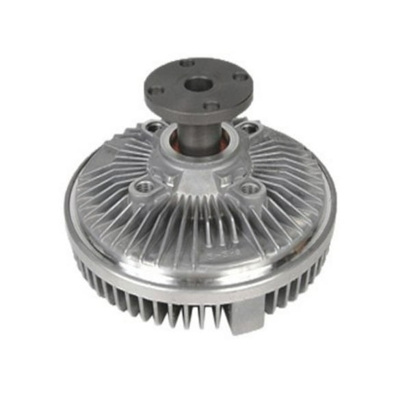 KarParts360 For Cadillac Fleetwood 1993 Cooling Fan Clutch | Cast Aluminum | Silver | Thermal | Counterclockwise | 1.63 Inches Distance From Clutch To Mounting Flange