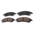 thumbnail image 1 of KarParts360 For Cadillac STS 2005 2006 2007 2008 Disc Brake Pad Set | Front | Ceramic | Bonded Type | Slotted | 0.57 Inches Thickness Outer Pad | With Pad Wear Sensor, 1 of 4