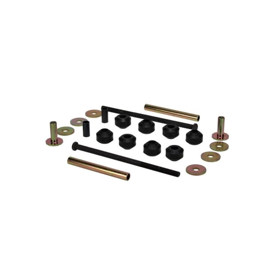 KarParts360 For Chevy Astro 1990-2005 Suspension Bar Link Front | Rubber Bushing | Regular Grade | Black Bushing | Non-Greaseable | Threaded End 1 | Bolt Head End 2
