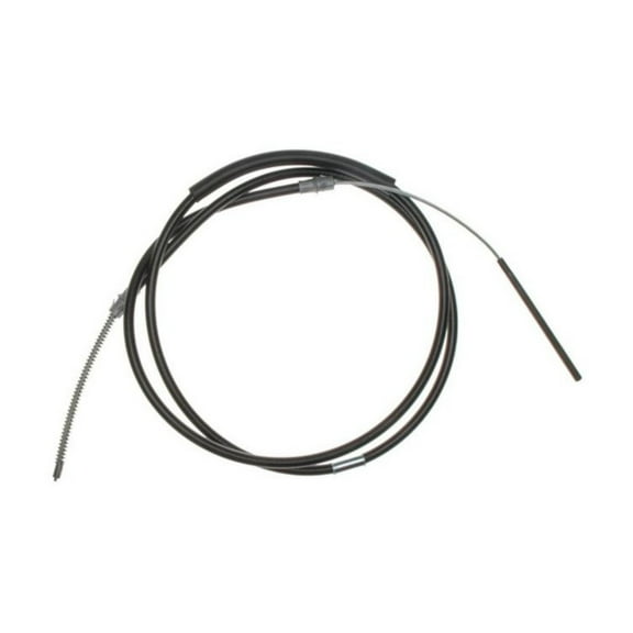 KarParts360 For Chevy Astro 1990 91 92 93 94 1995 Parking Brake Cable Passenger Side | Rear | Black | Steel | Gold Classification | Threaded End 1 | EPDM Rubber Jacket | With Mounting Bracket