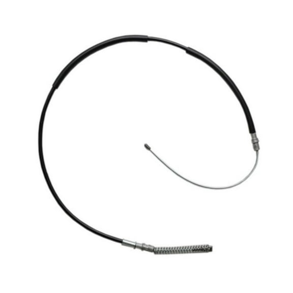 KarParts360 For Chevy Astro 2003 2004 2005 Parking Brake Cable Rear, Driver Side | Gold Classification | Steel | Black | EPDM Rubber Jacket | Fixed Wire Stop End 1