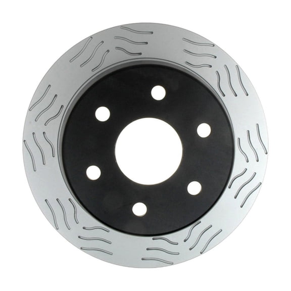 KarParts360 For Chevy Avalanche 2002 03 04 05 2006 Disc Brake Rotor Rear | Cast Iron | Turned Finish | Vented | Slotted | 13 Inches Diameter | 1-Piece Construction | For 88875163