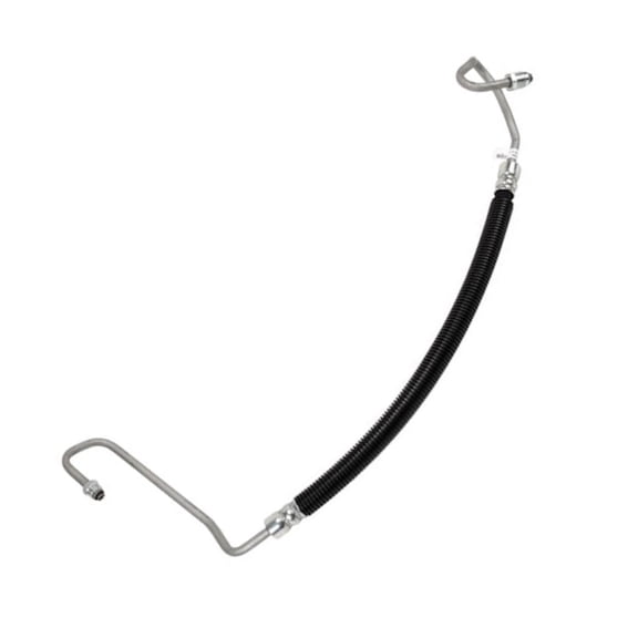 KarParts360 For Chevy Avalanche 2002 03 04 05 2006 Power Steering Gear Inlet Hose | Black Cover | Made Of Steel/Rubber | Molded Hose Shape | 0.63 Inches/16 mm Fitting Thread Diameter