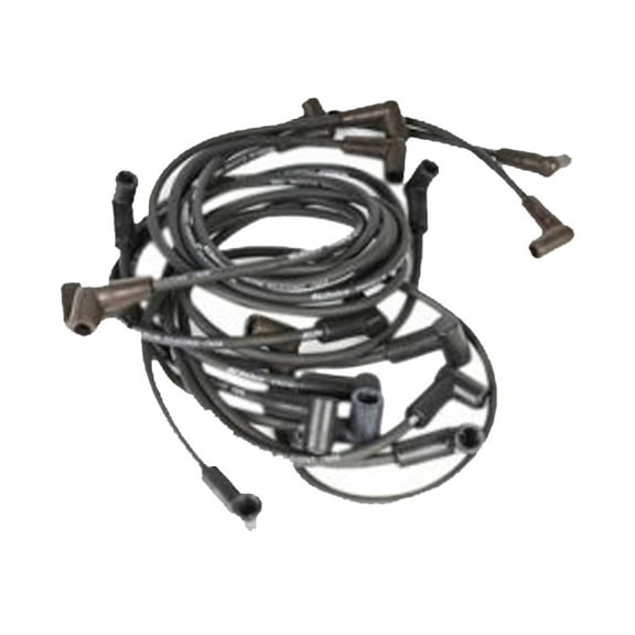 KarParts360 For Chevy Blazer 1994 Spark Plug Wire | Set | High Temp Silicone Spark Plug Boot | 7 Millimeters Outside Diameter | Brown Spark Plug End Boot | Black Coil End Boot | For 19154584