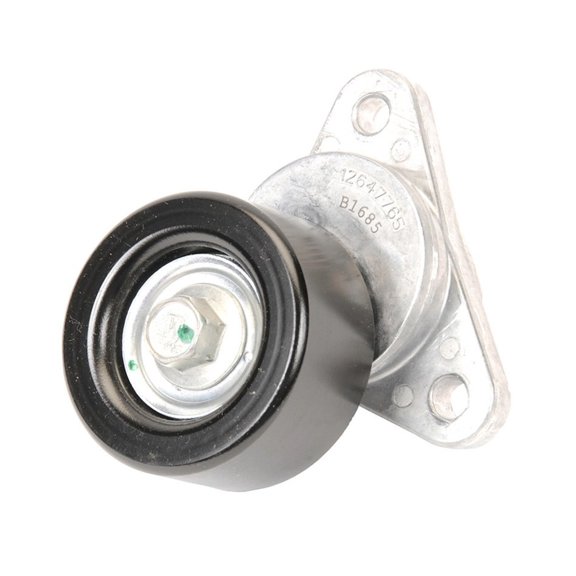 KarParts360 For Chevy Blazer 2019-2025 Drive Belt Tensioner | Steel | Black | Flanged | 0.33 Inches Mounting Hole Diameter | 1 Pulley