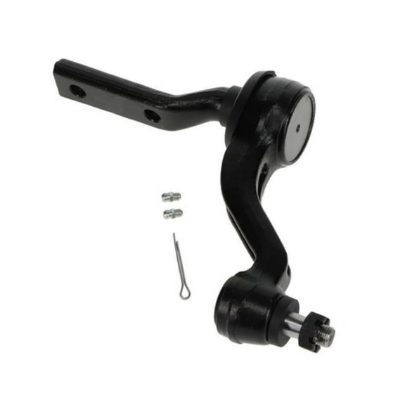 Genuine AC Delco For Chevy C1500/K1500 1990 1991 1992 Steering Linkage Idler Arm | Black | Painted | 2 Bracket Holes | Included Grease Fitting | L Shape | Cotter Pin Hole