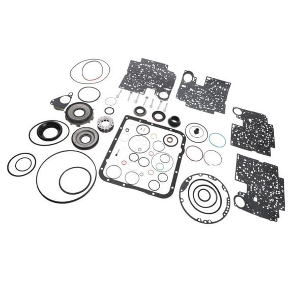 KarParts360 For Chevy C2500 1993 94 95 96 97 1998 Automatic Transmission Service Gasket Kit | Black | Paper Gasket | Round O Ring Rim | 0.02 inches / 0.42 millimeter Gasket Thickness