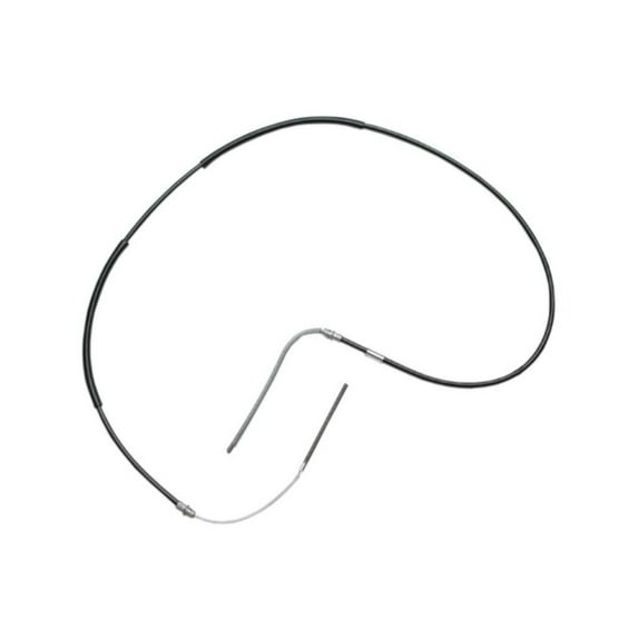 KarParts360 For Chevy C2500/C3500 1990-2000 Parking Brake Cable | Rear | Steel | Black | Gold Classification | Fixed Wire Stop End 1 Type | EPDM Rubber Jacket Material