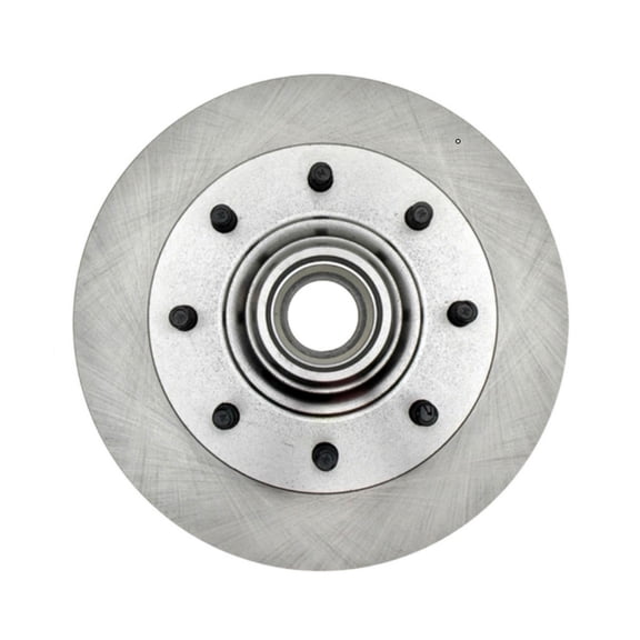 KarParts360 For Chevy C2500 Suburban 1992-1999 Brake Rotor and Hub Driver Or Passenger Side | Front | Single Piece | Vented | Cast Iron | Non-Coated