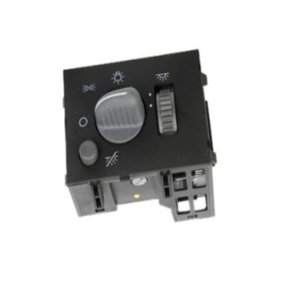 KarParts360 For Chevy C35/Tahoe 1995-2000 Headlight, Instrument Panel Dimmer And Dome Light Switch | Plastic | 11 Terminal | Male Terminal | White Indicator Markings | 93443101