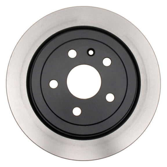 KarParts360 For Chevy Camaro 2010 11 12 13 14 2015 Disc Brake Rotor Rear Cast Iron Turned | Black | 0.85 Inches Discard Thickness | 1.7 Inches Pad Contact Surface Width