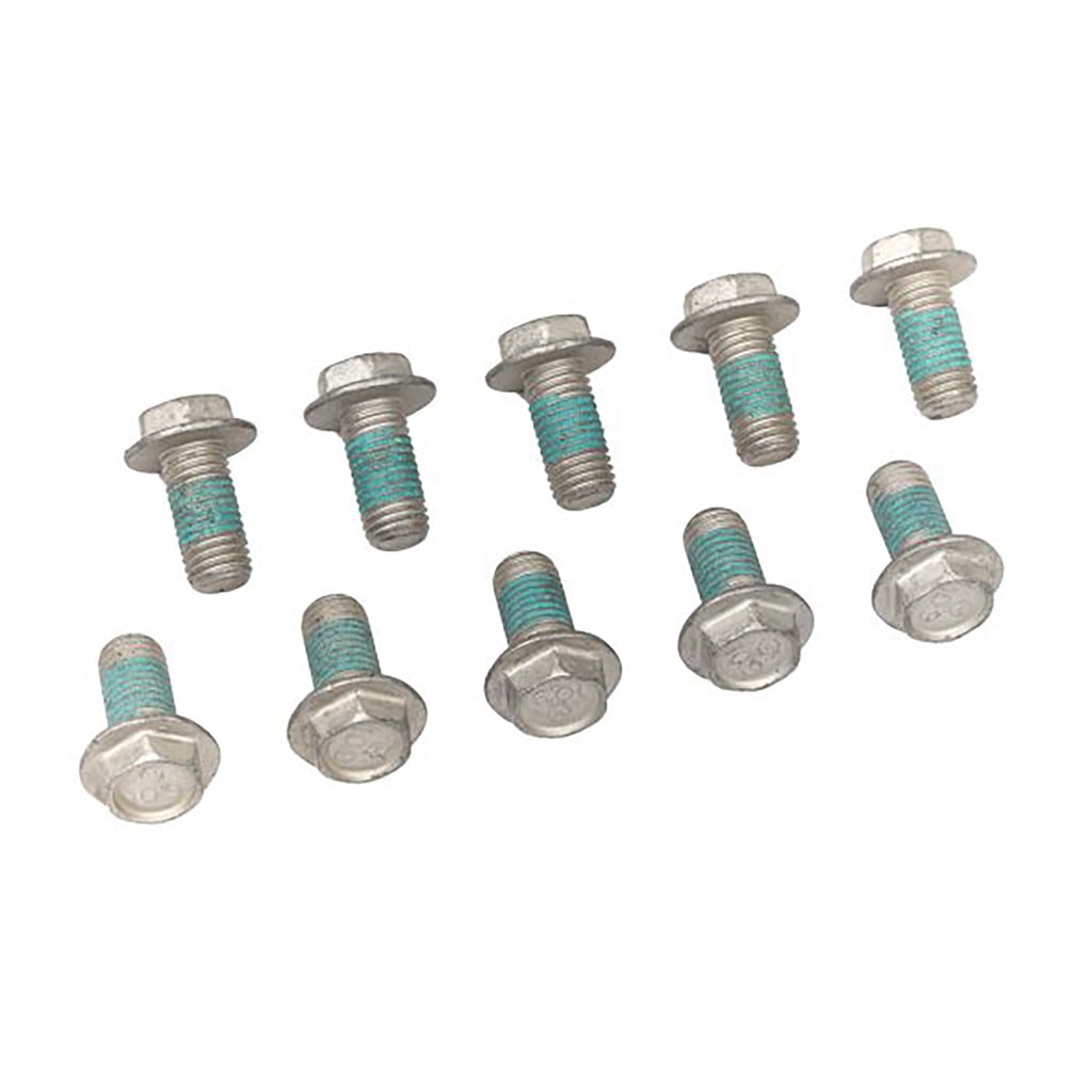 KarParts360 For Chevy Camaro 2010-2024 Multi-Purpose Bolt | 10 Pieces | Made Of Steel | Hex Head Type | Gray | Zinc Coated Finish | Heat Hardened | 0.25 Inches Thread Diameter