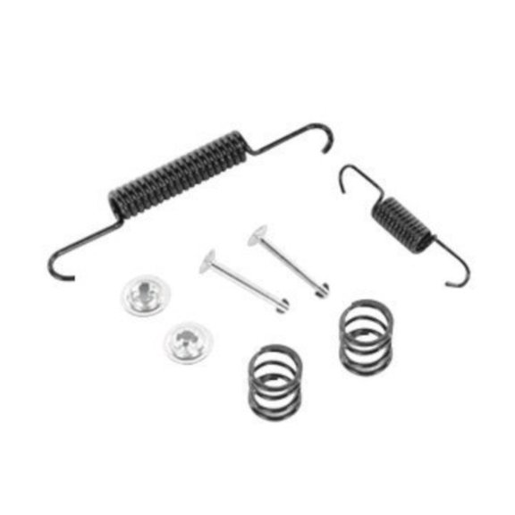 KarParts360 For Chevy Captiva 2012 2013 2014 2015 Parking Brake Hold Down Spring Set Rear | 25MM Shoe Width | 94.55MM Shoe Length | With Springs, Pins, Retainers