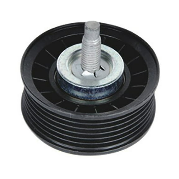 KarParts360 For Chevy Chevy Pickup 1999 2000 Drive Belt Idler Pulley | Plastic | Black | Serpentine | 6 Pieces Groove | 2.85 Inches Outside Diameter | 1 Piece Packaging