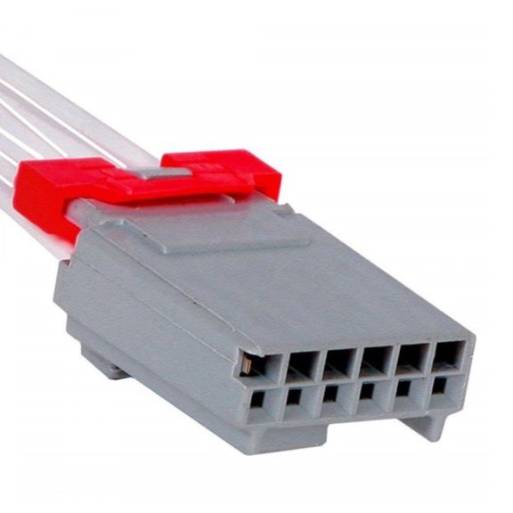 KarParts360 For Chevy Corvette 2001 2002 2003 2004 Multi-Purpose Pigtail | Gray | Rectangular | Female Terminal | Blade Pin Terminal | 6 Terminals | 17 Inches Wire Harness Length | For 12125678