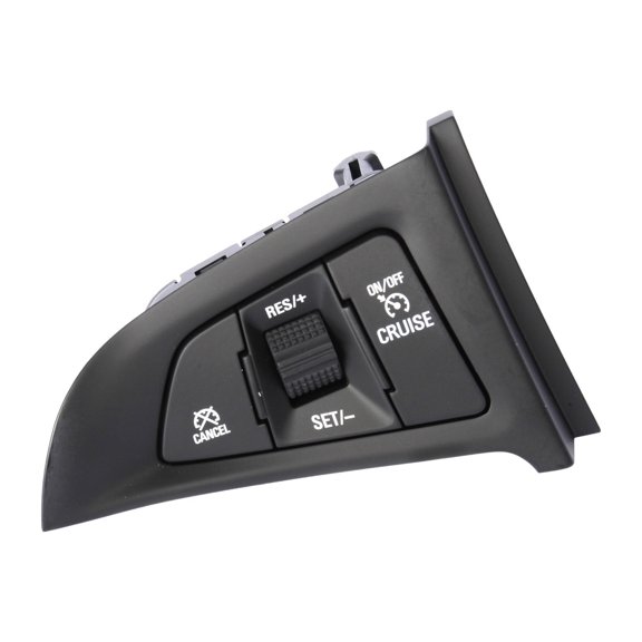 KarParts360 For Chevy Equinox 2012 13 14 15 16 2017 Cruise Control Switch | Jet Black And Ice Blue | 7 Male Pin Terminals | Rectangular-Shaped Connector | Female Connector